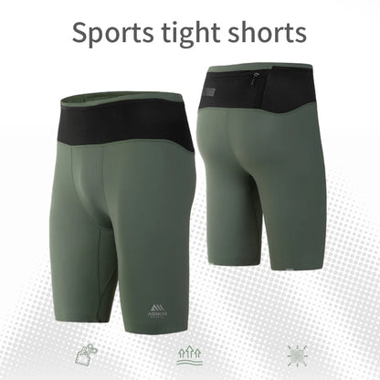 AONIJIE FM5120 Man Male Sports Quick Drying Compression Shorts Tight Elastic Fifth Pants For Summer Training Running Cycling