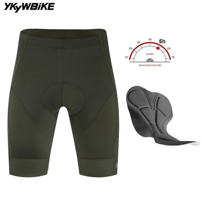 YKYWBIKE Cycling Shorts Padded Men Summer Road Bike Shorts Bicycle Pants Pro Team MTB Bicycle Clothing  Tights Long Distance