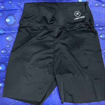 2025 Women's Summer 3/4 Tight Skirt Pants Anti glare, Thin Style Breathable Semi transparent Nylon Bottom Safety Shorts