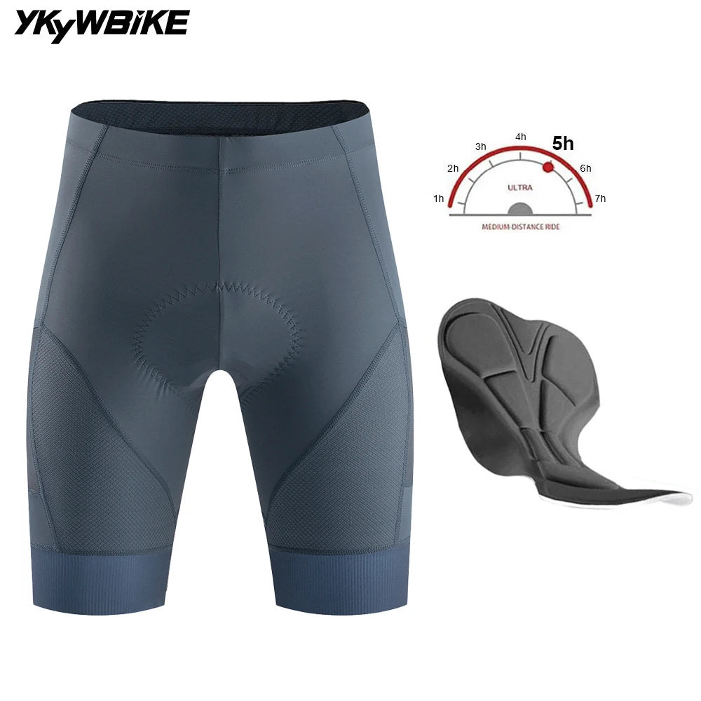 YKYWBIKE Cycling Shorts Padded Men Summer Road Bike Shorts Bicycle Pants Pro Team MTB Bicycle Clothing  Tights Long Distance