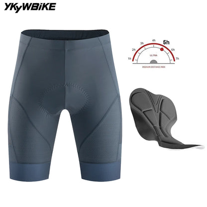 YKYWBIKE Cycling Shorts Padded Men Summer Road Bike Shorts Bicycle Pants Pro Team MTB Bicycle Clothing  Tights Long Distance