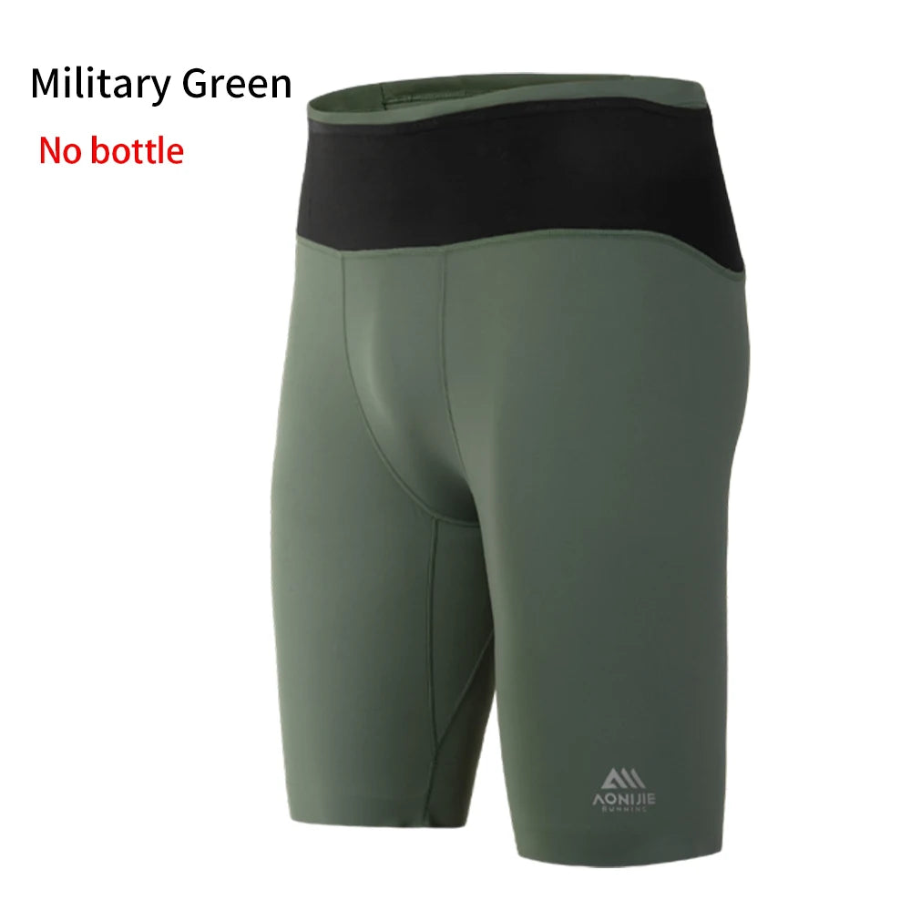 AONIJIE FM5120 Man Male Sports Quick Drying Compression Shorts Tight Elastic Fifth Pants For Summer Training Running Cycling