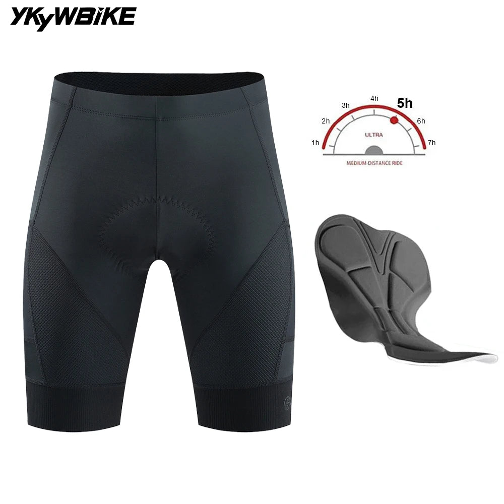 YKYWBIKE Cycling Shorts Padded Men Summer Road Bike Shorts Bicycle Pants Pro Team MTB Bicycle Clothing  Tights Long Distance